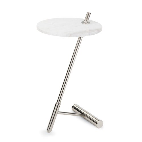 Spyder Accent Table (Polished Nickel) - Open Box